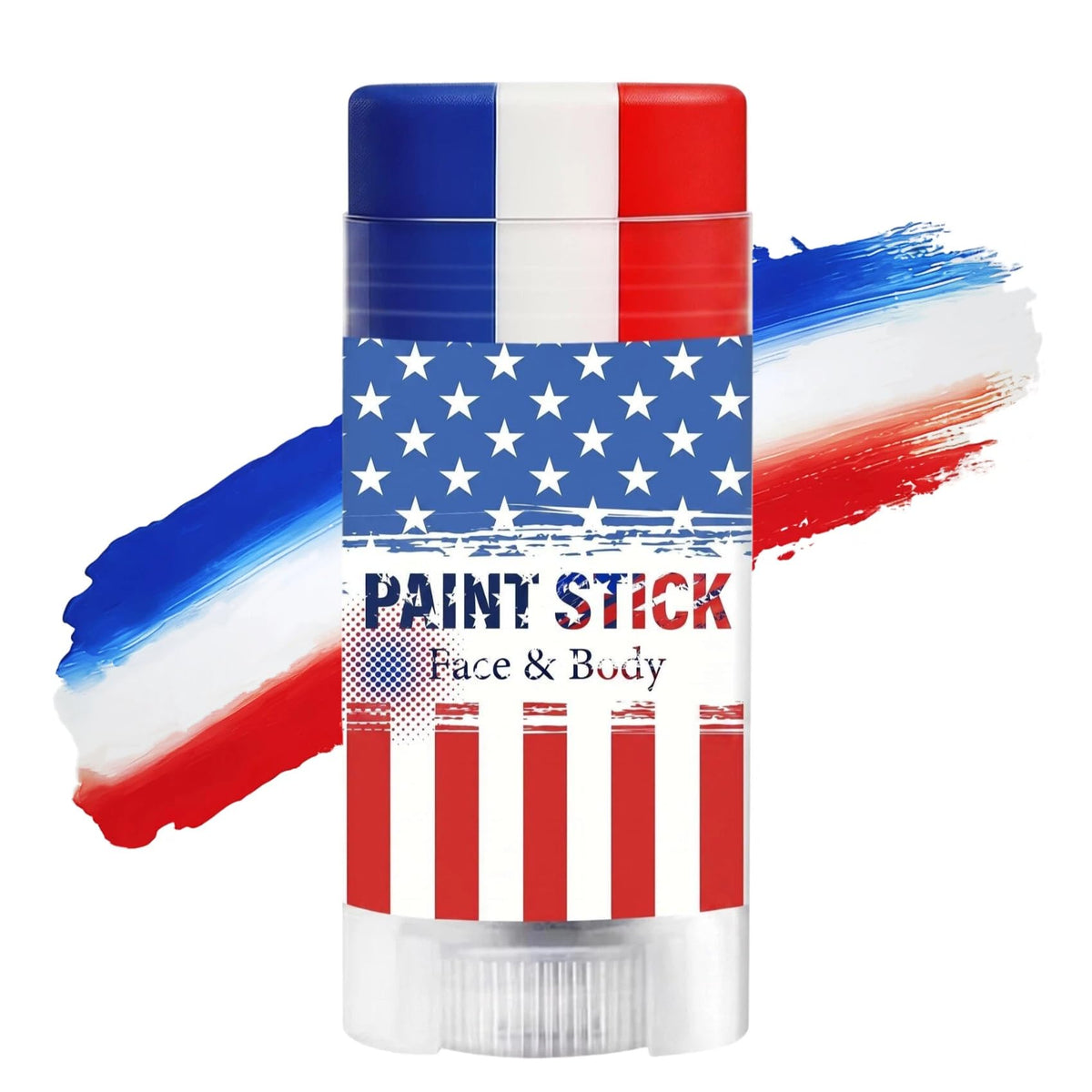 BESHICO face paint stick front packaging shows tricolor convenience and portability