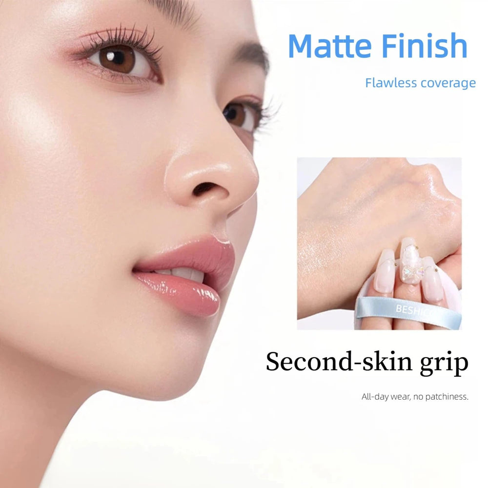 BESHICO ingredients label closeup highlights mineral SPF and gentle formula