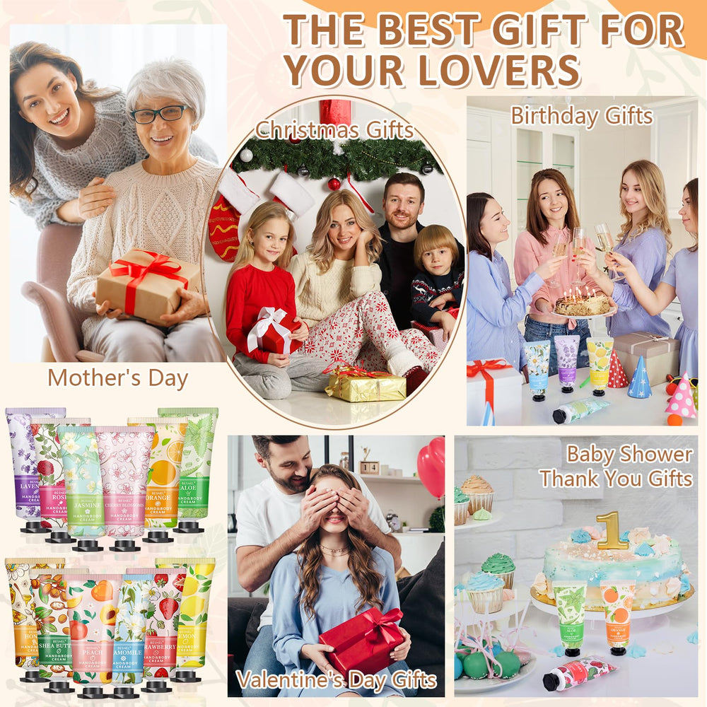 BESNEL arranged as party favors showing perfect bulk gift presentation