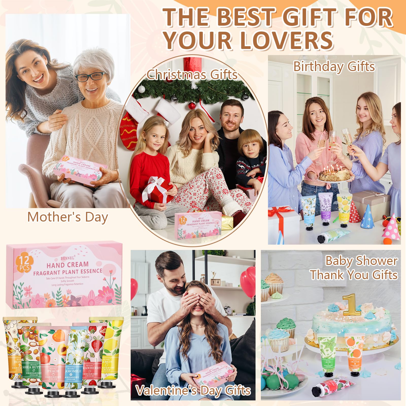 BESNEL gift box in a lifestyle setting ready for gifting and celebration benefit