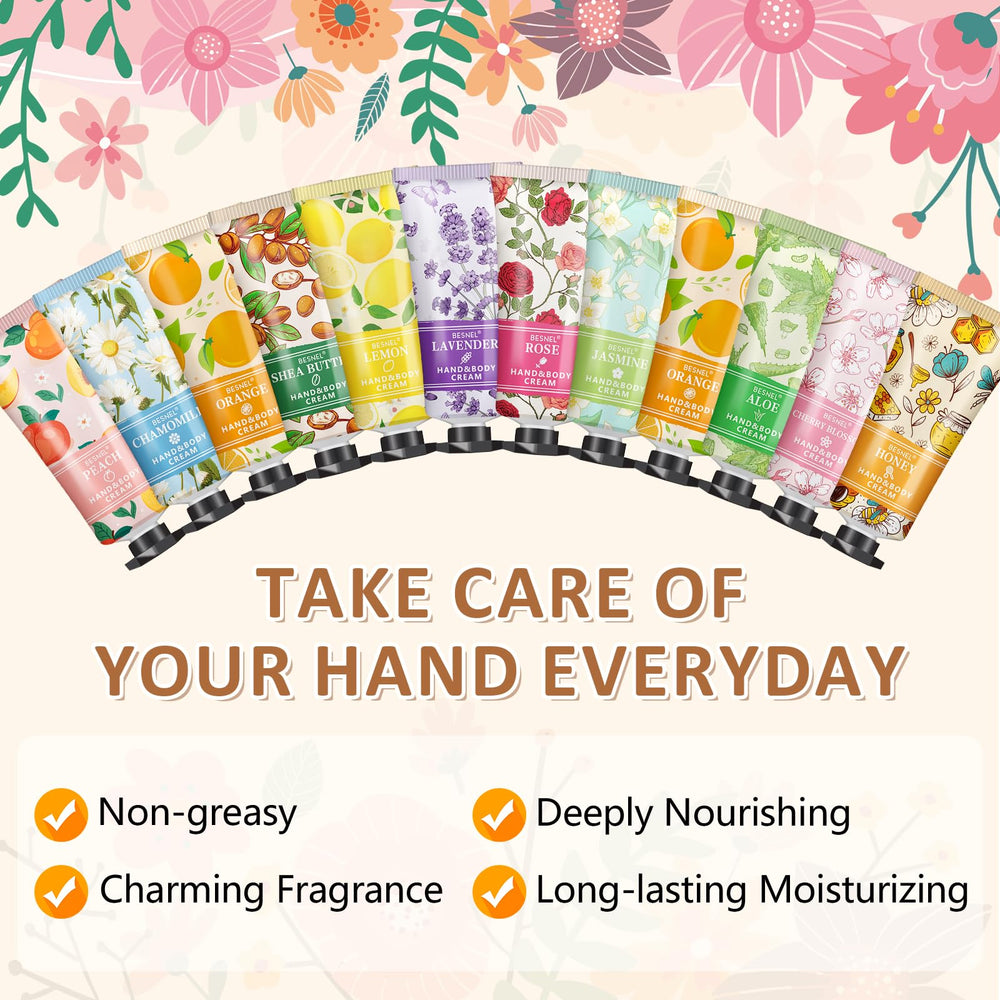 BESNEL hand application demonstrating moisturizing effect and quick absorption benefit