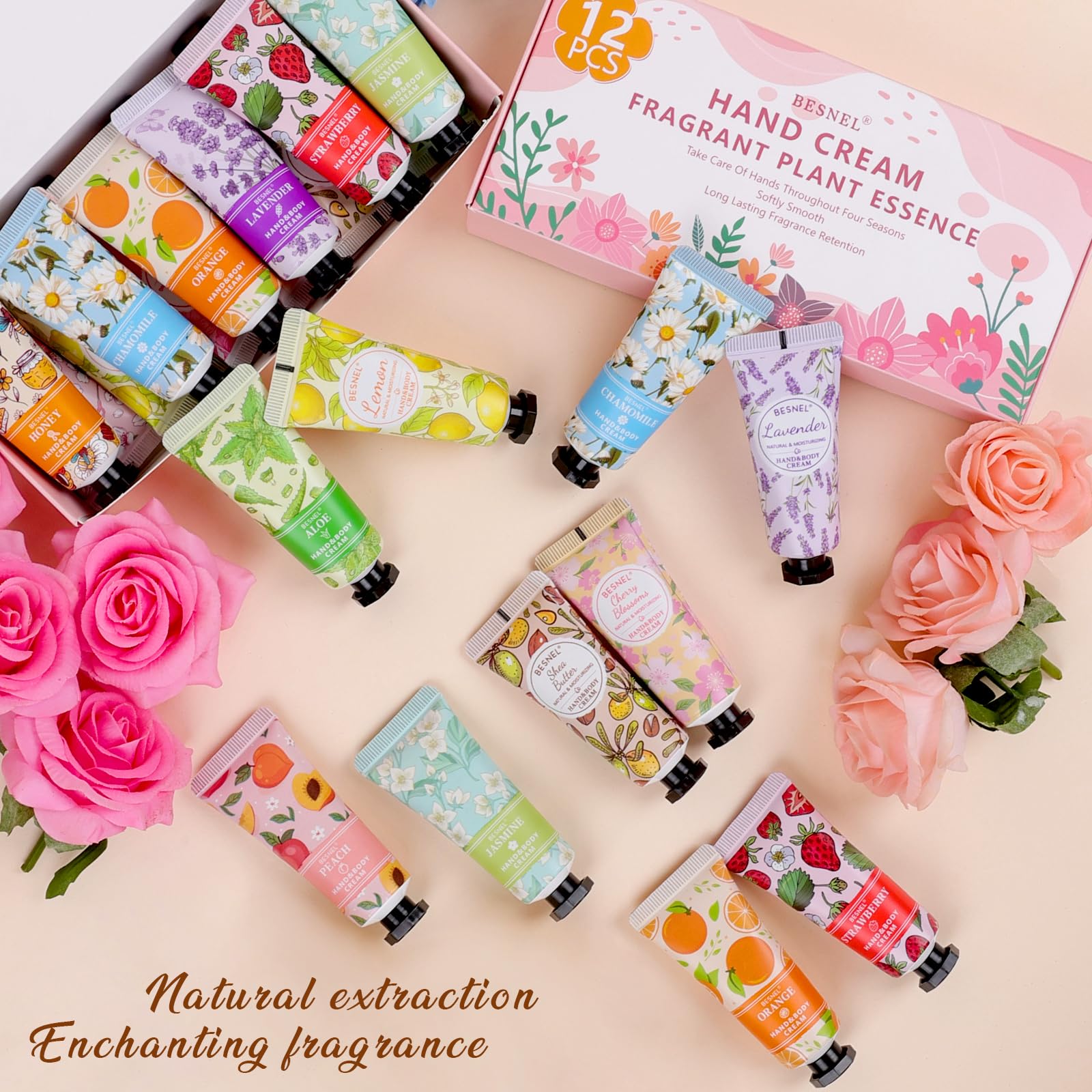 BESNEL open label highlighting natural ingredients and gentle formulation benefit