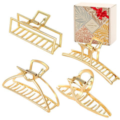 bessrung arranged four clips on marble illustrating variety and stylish option