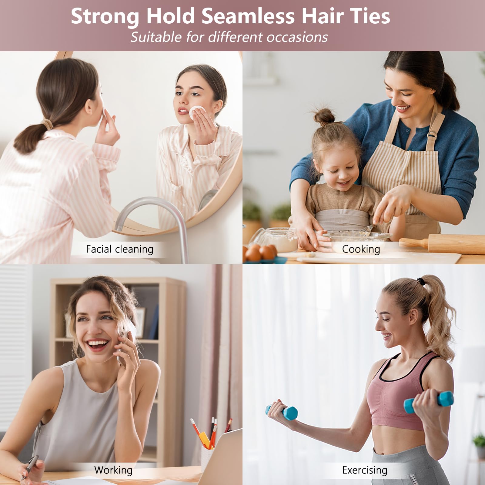 Bessrung used to form a neat bun for everyday styling