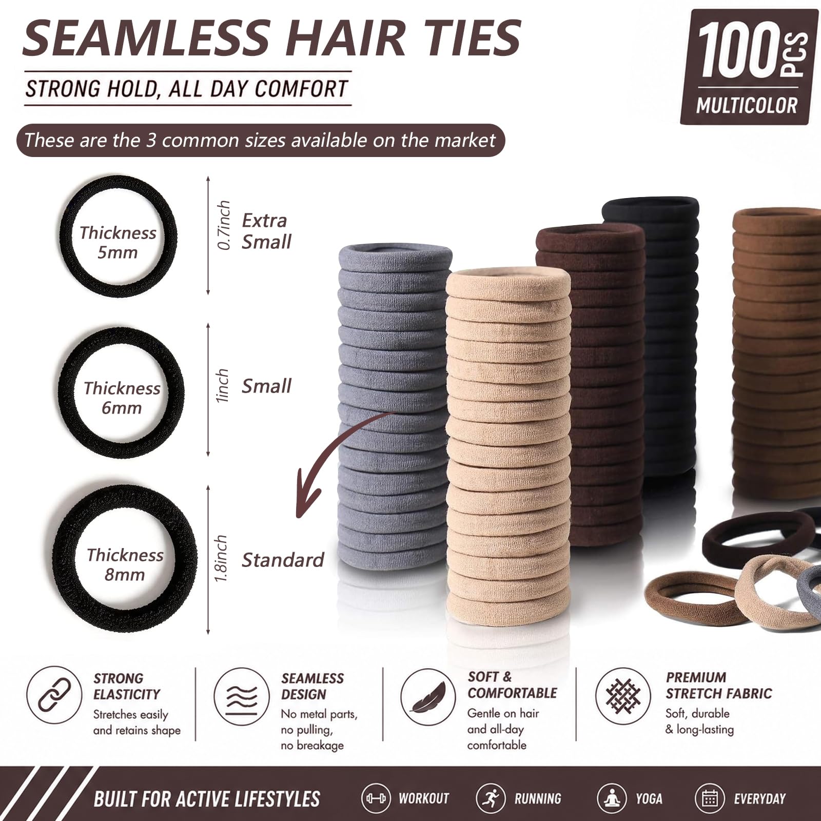 Bessrung close-up seamless band detail reduces hair snagging
