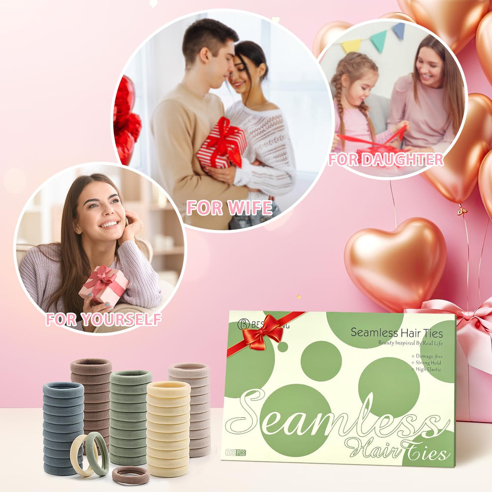 Bessrung color array flatlay with pastel ties for easy outfit matching