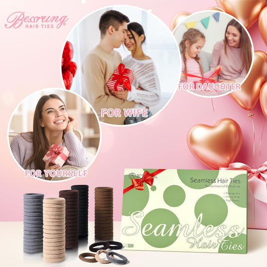 Bessrung five natural brown shades to match hair tones