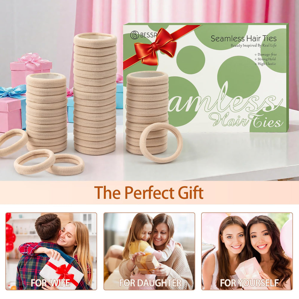 Bessrung hair ties in travel bag showing on-the-go convenience and readiness benefit