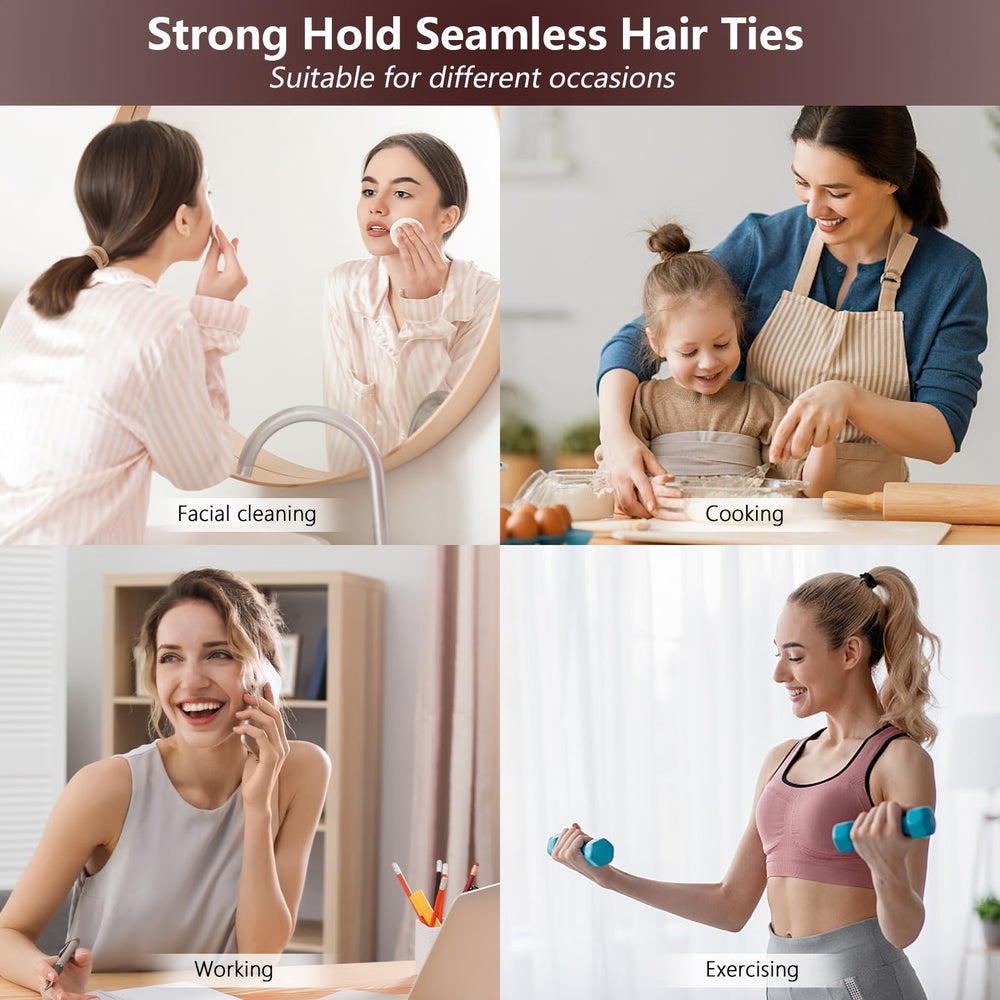 Bessrung hair ties in a gym bag ready for workouts