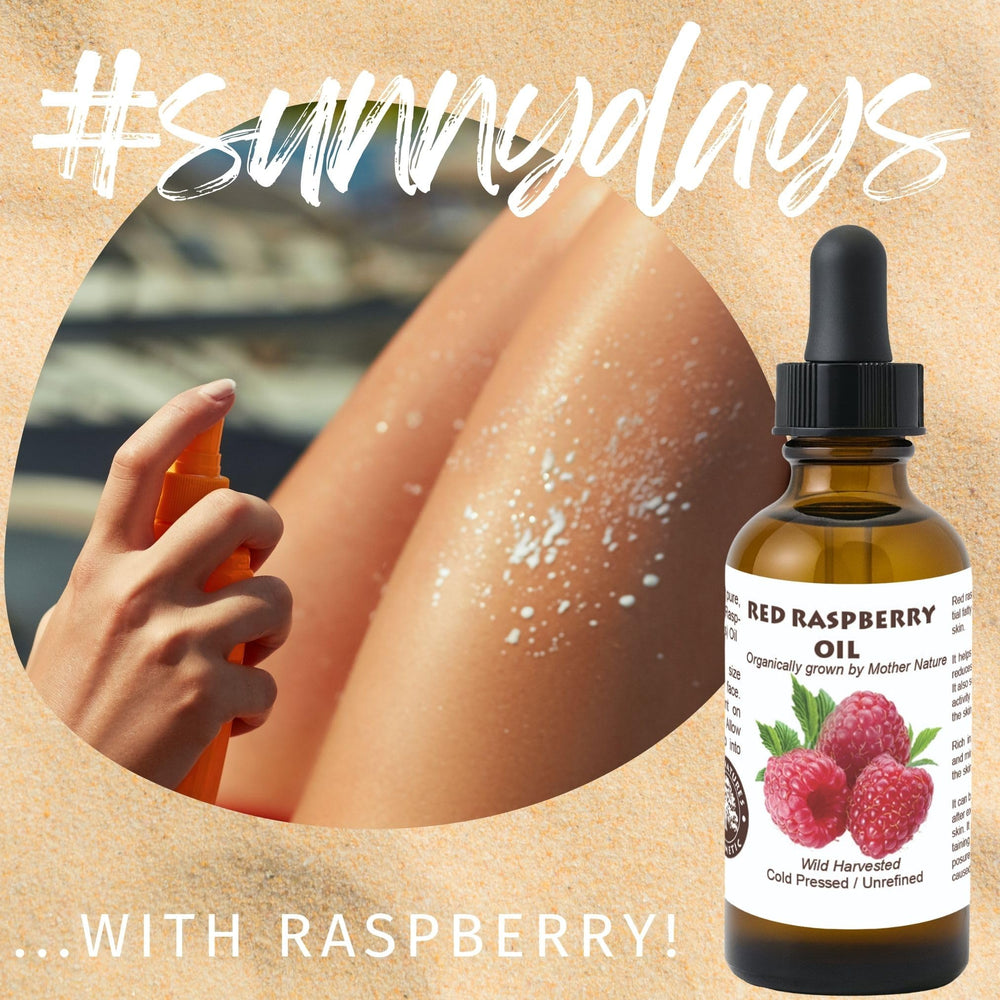 Best Nature's Cosmetics raspberry seeds and oil illustrating natural ingredient source