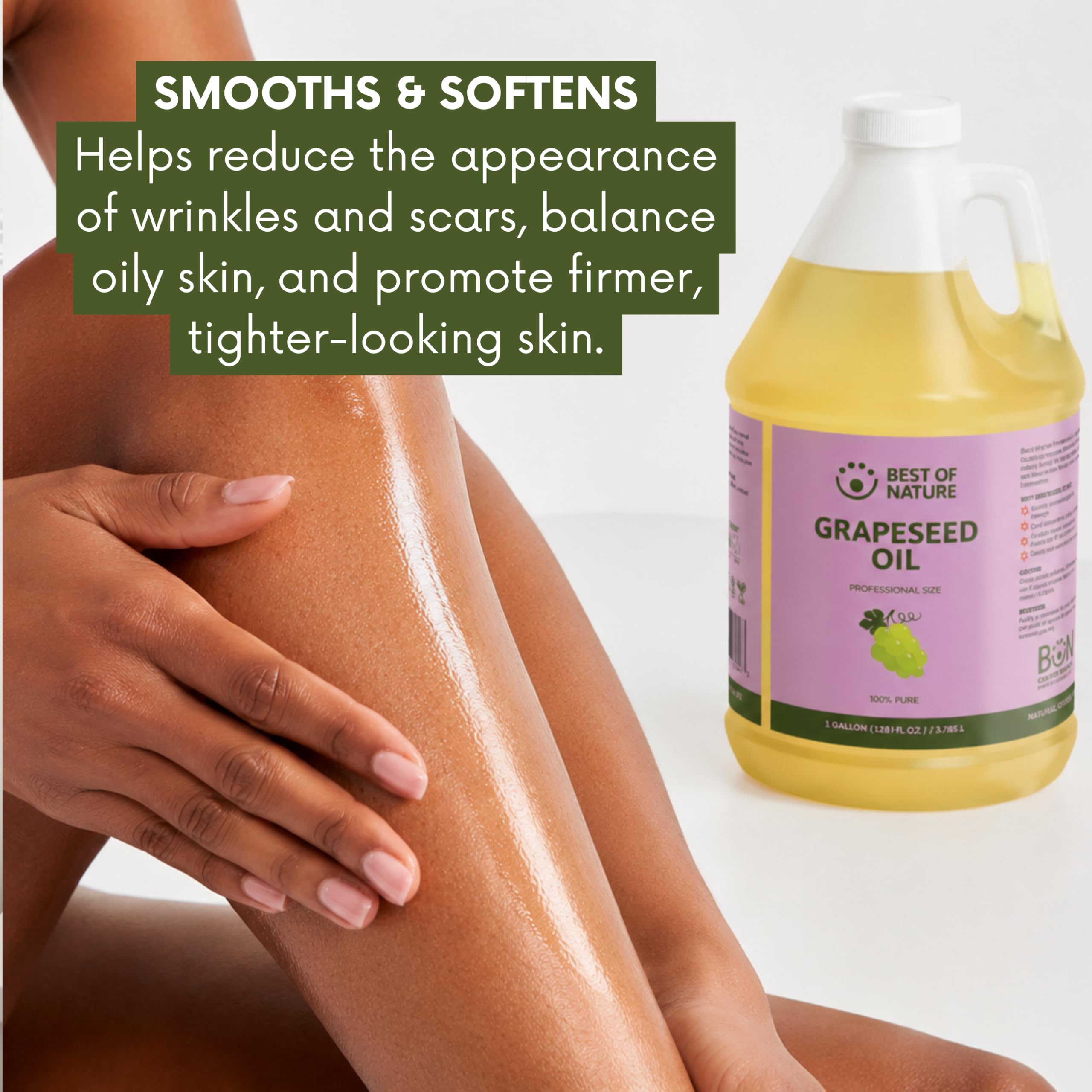 Best of Nature label close-up emphasizing purity and ingredient transparency benefit