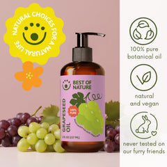 Best of Nature pouring oil close-up highlights smooth pourability benefit