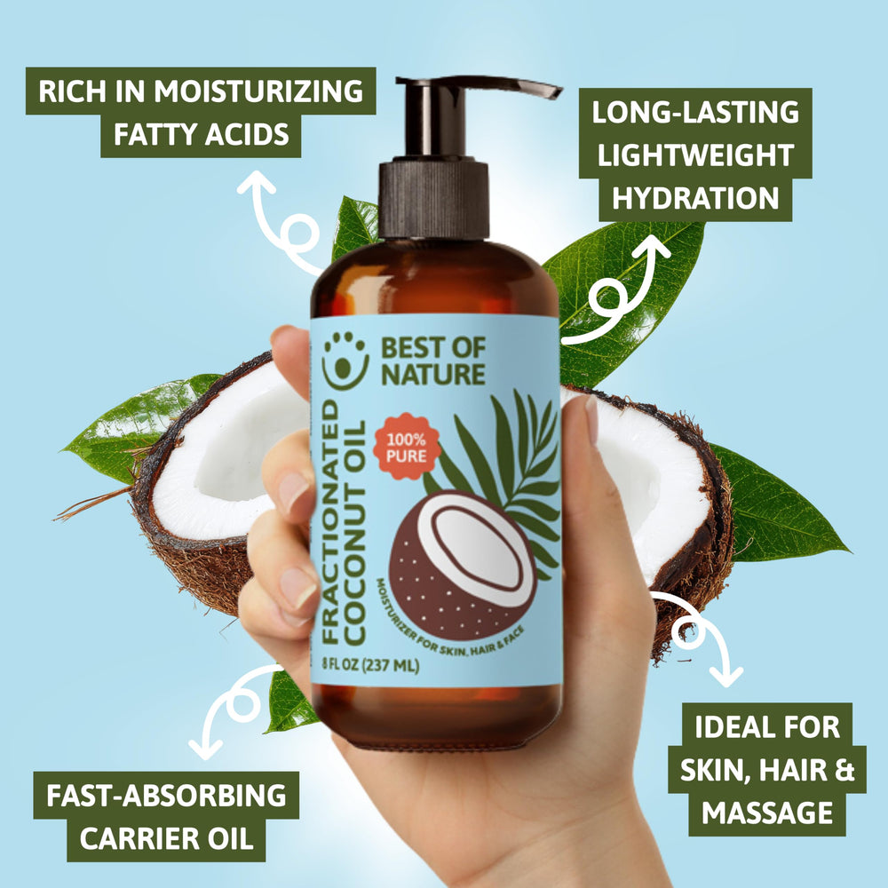 Best of Nature used on hair ends demonstrating smoothing and shine benefits