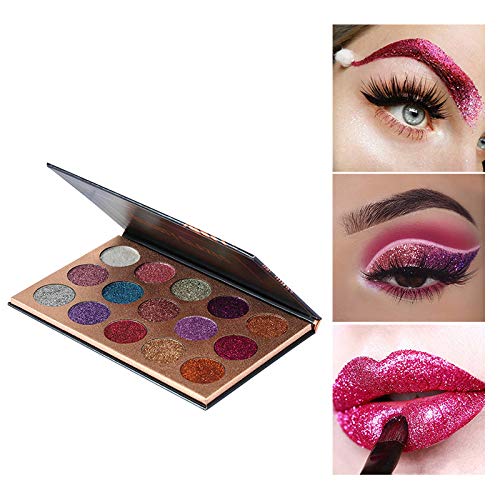 BestLand fingertip application swatch demonstrating easy pick-up and buildable sparkle
