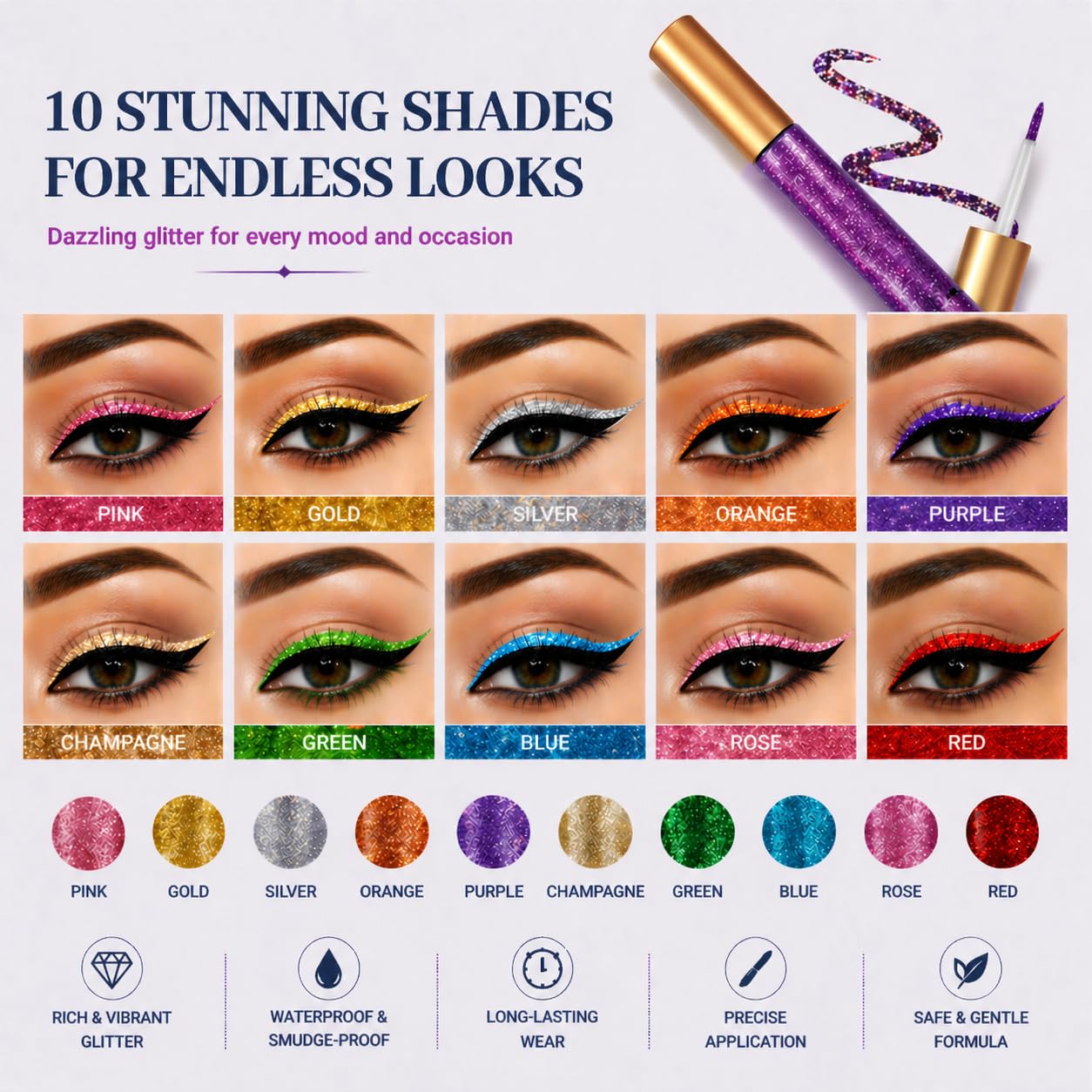 BestLand brush tip close-up demonstrating precise application and smooth glide