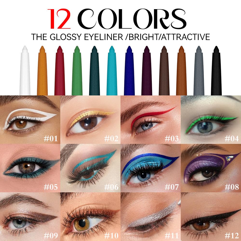 BestLand flat-lay of all twelve colors for easy shade selection
