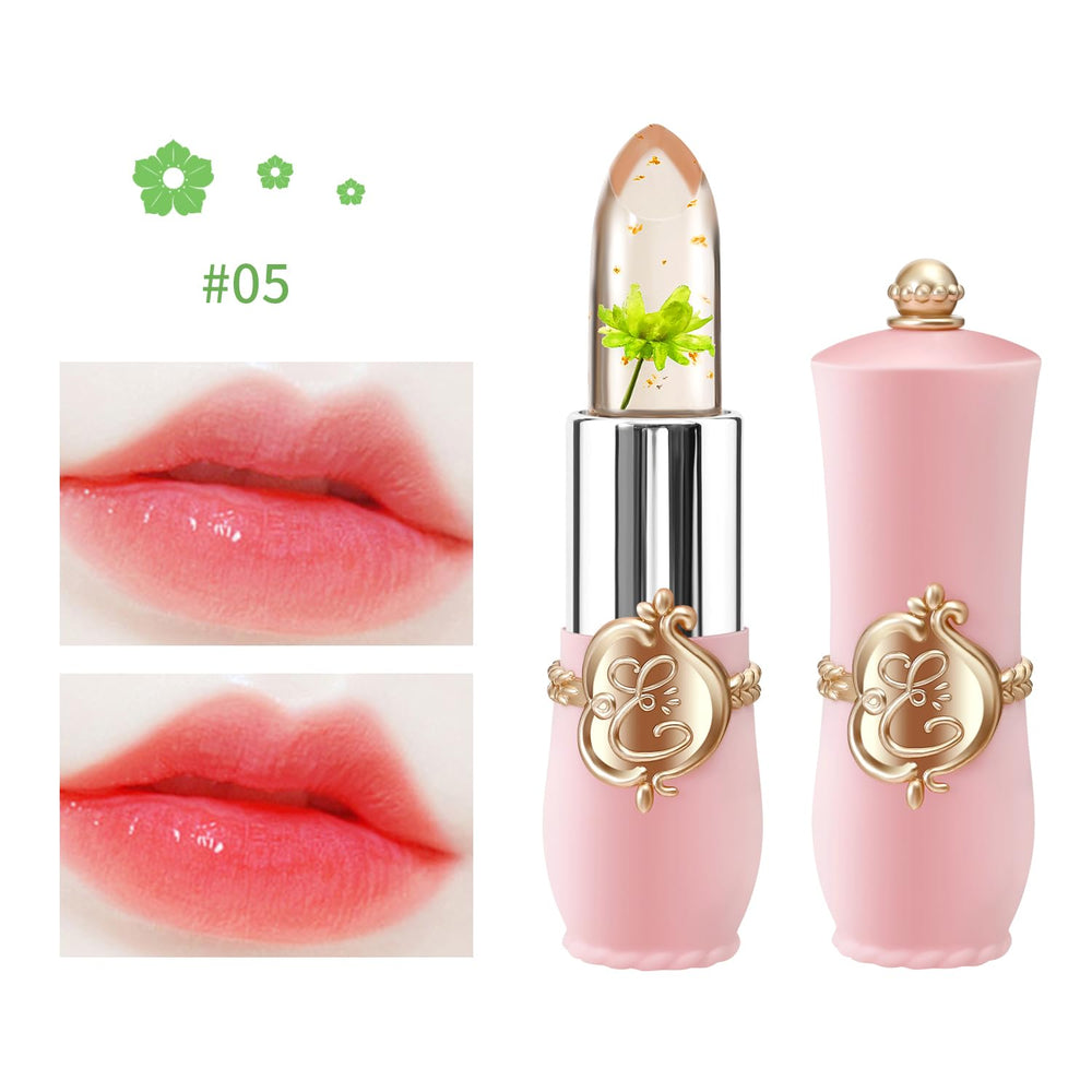 BestLand close-up of preserved flower inside tube showing decorative shimmer and charm