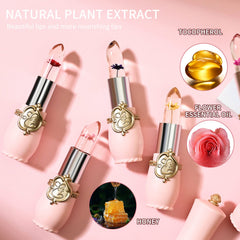 BestLand applied on lips demonstrating natural color shift and moisturized look