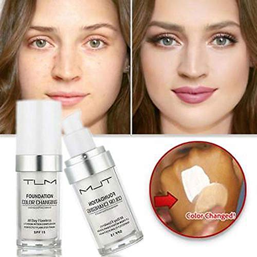 BestLand foundation texture swatch illustrating coverage and lightweight benefit