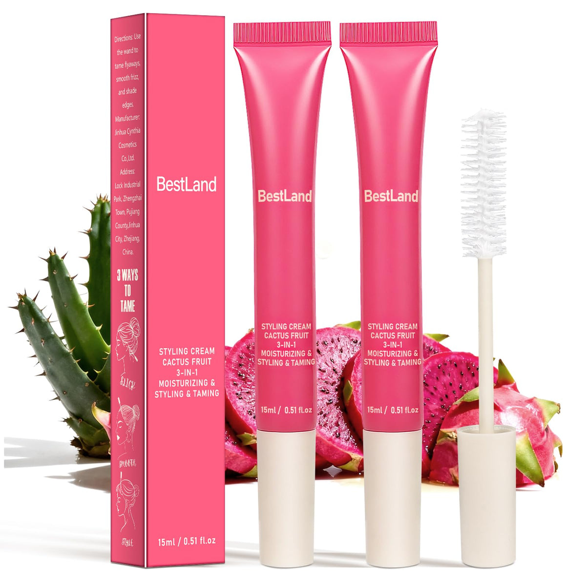 BestLand front packaging of two cream tubes showing value and convenience