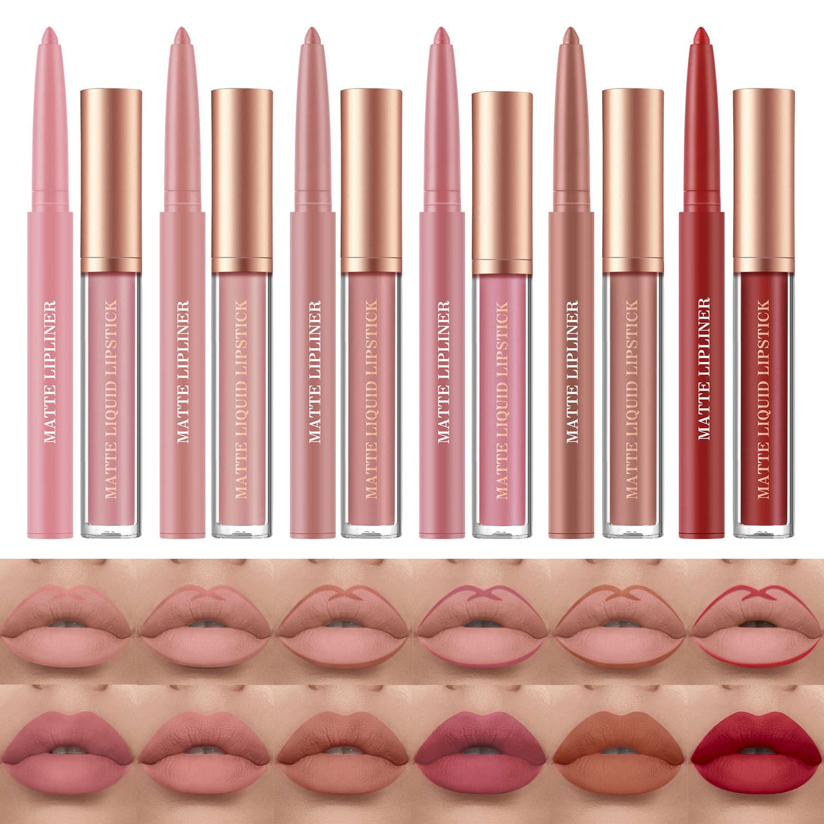 BestLand front packaging showing the full 12-piece nude kit and immediate gifting appeal