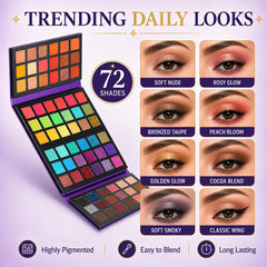 BestLand glitter pan detail highlighting sparkly payoff for eye-catching accents