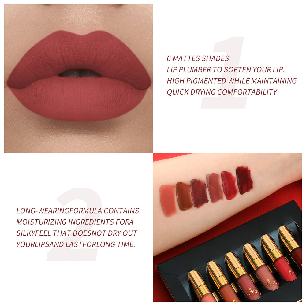 BestLand lip application demonstration on model showing neat edges and long-wear benefit