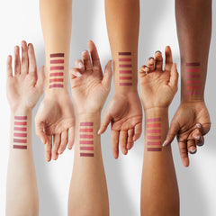 BestLand swatches on arm demonstrating true-to-tube color accuracy