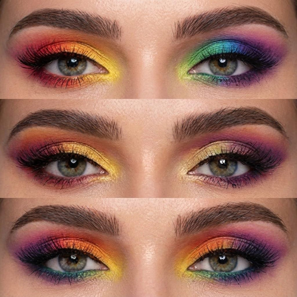 BestLand matte shades blended on skin showing soft transitions and crease control