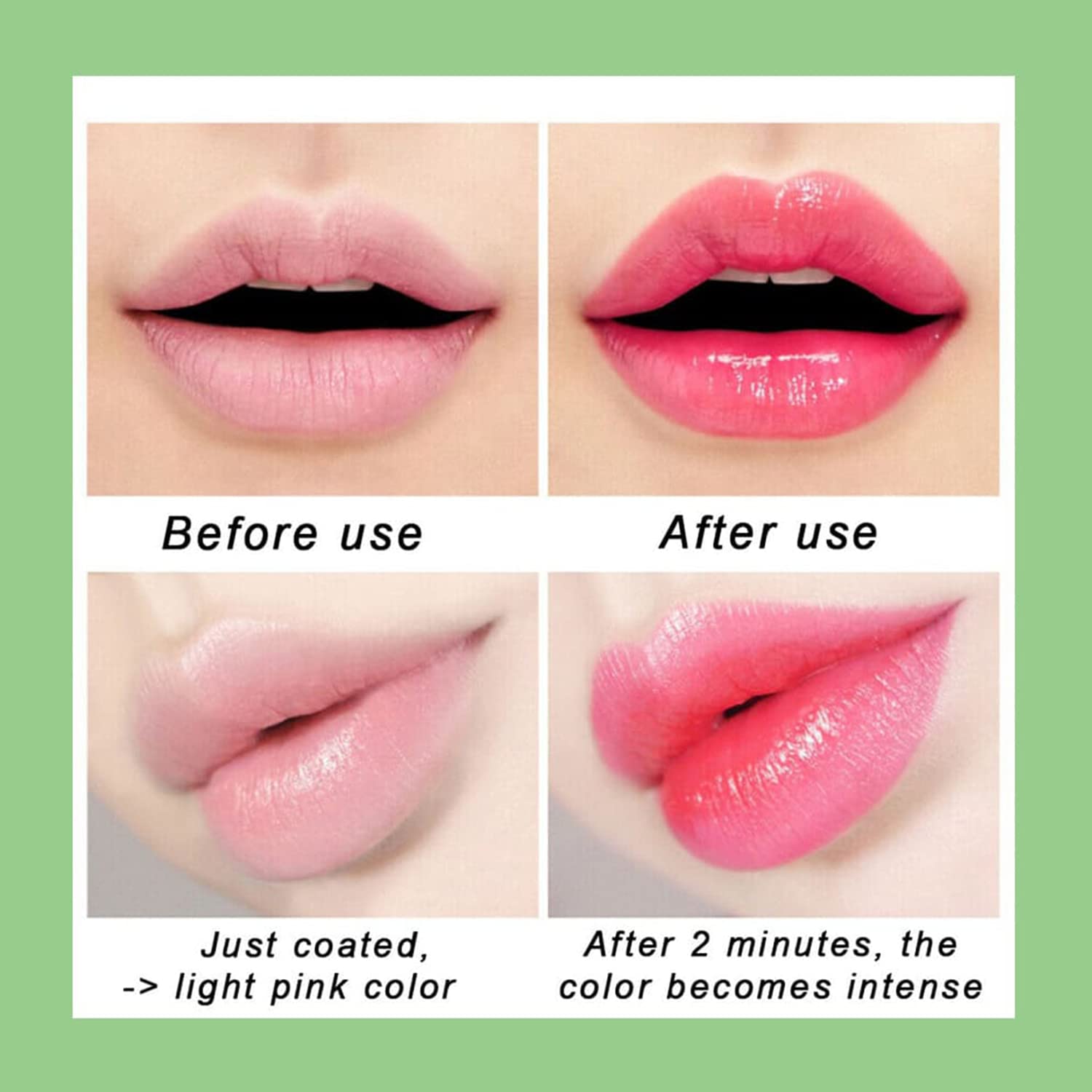 BestLand model wearing rose tint demonstrating natural-looking hydrated lips