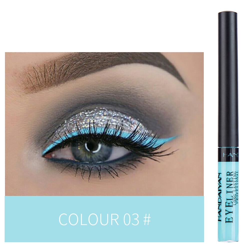 BestLand model wearing neon liner in evening setting, vibrant lasting color