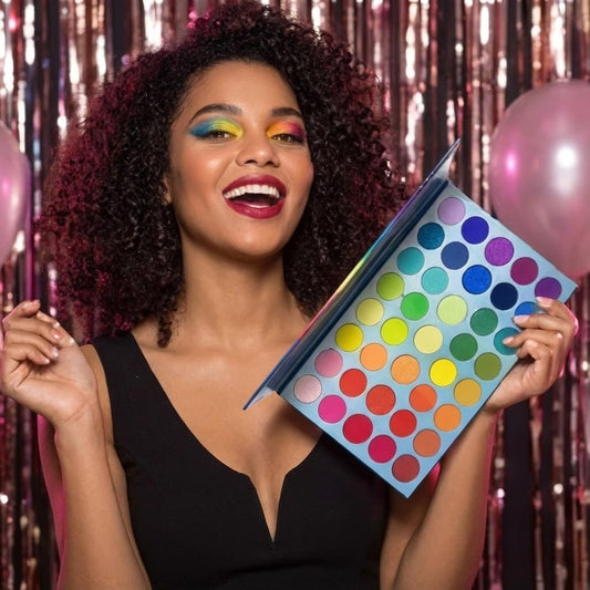 BestLand shades flatlay highlighting color range for versatile makeup looks