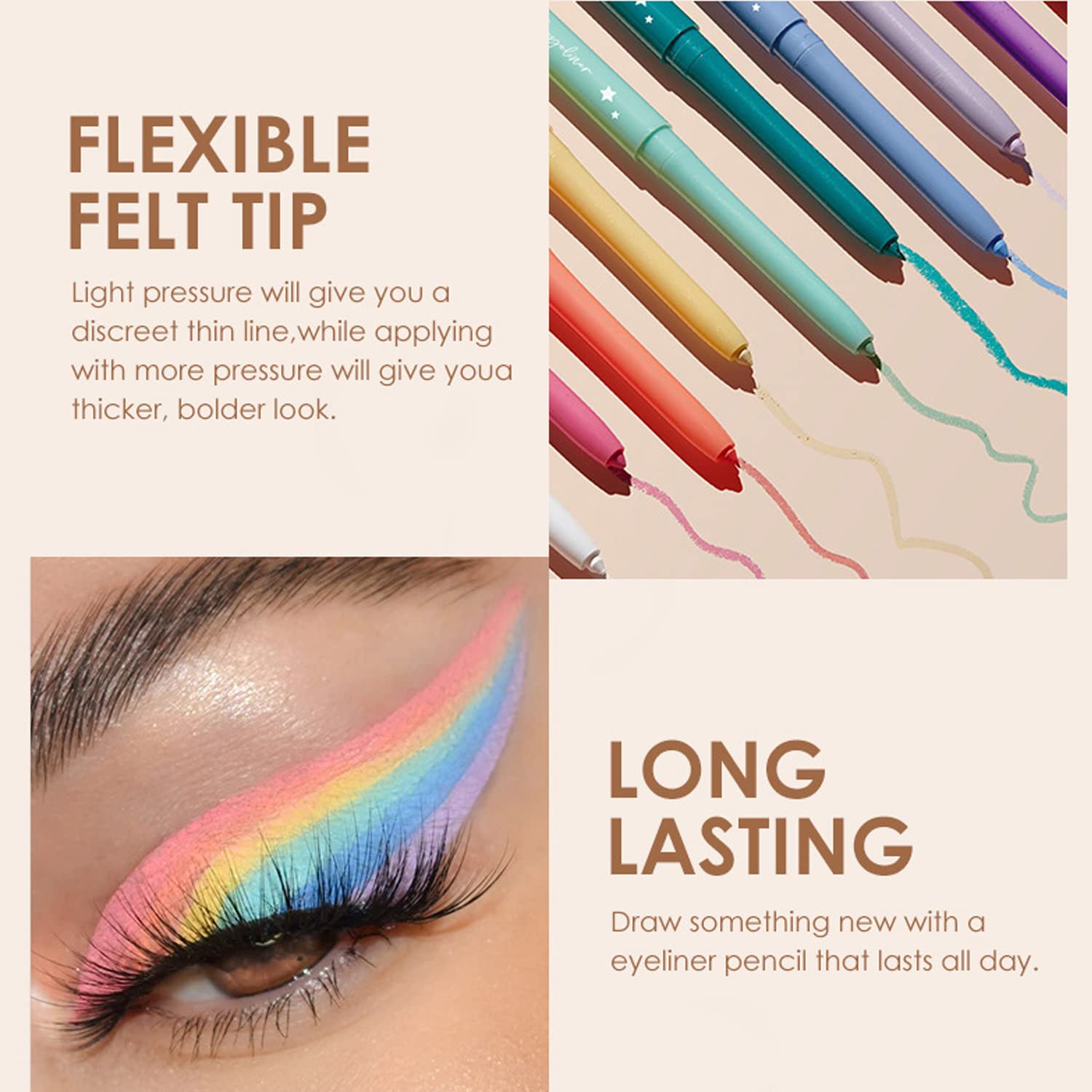 BestLand single pencil tip close-up highlighting smooth glide and precision