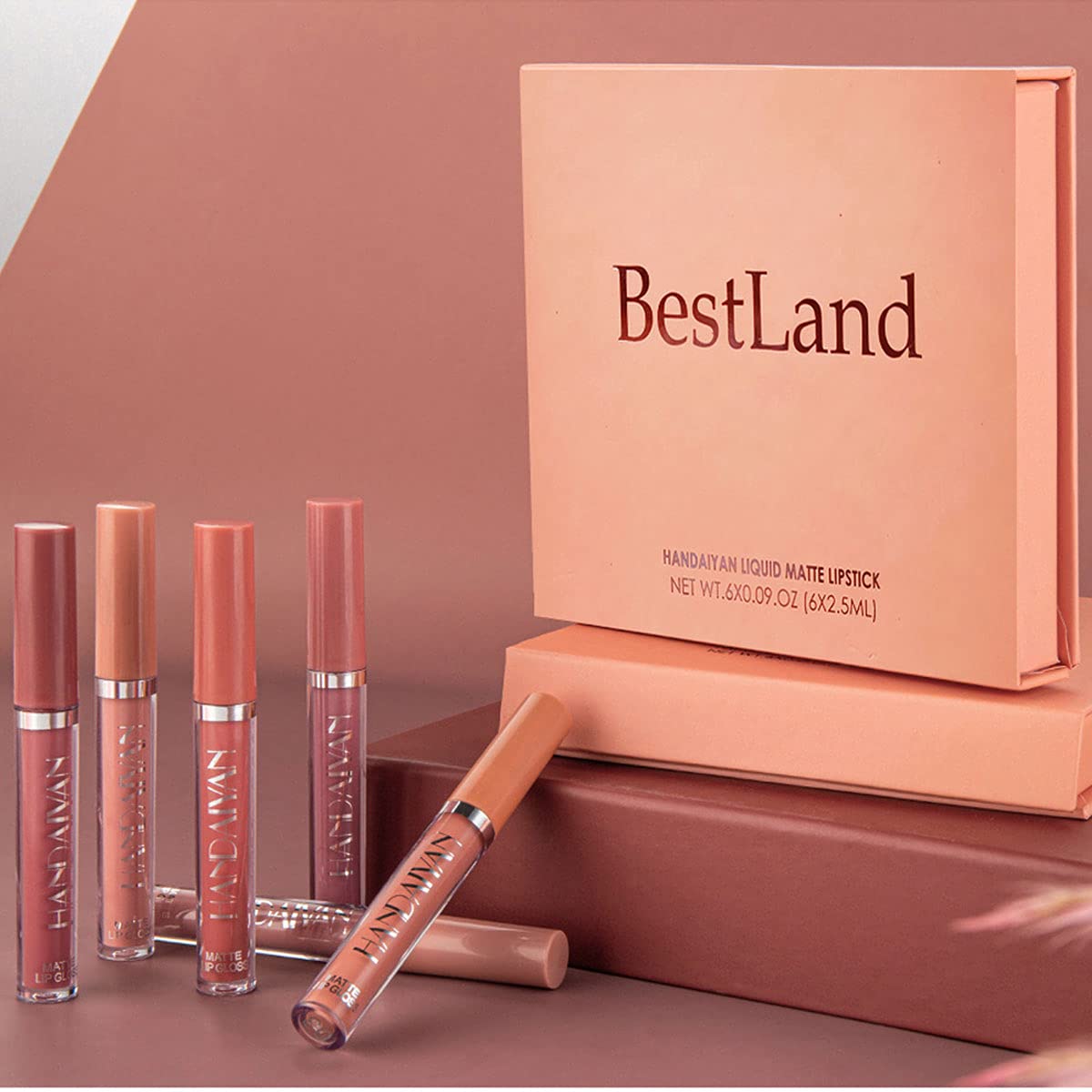 BestLand tube next to coin showing true size and travel-friendly benefit