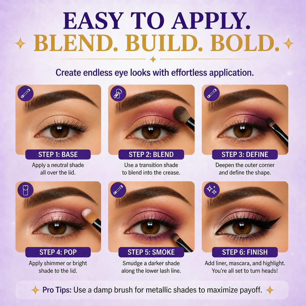 BestLand arm swatches in rows demonstrating true-to-pan pigmentation and variety