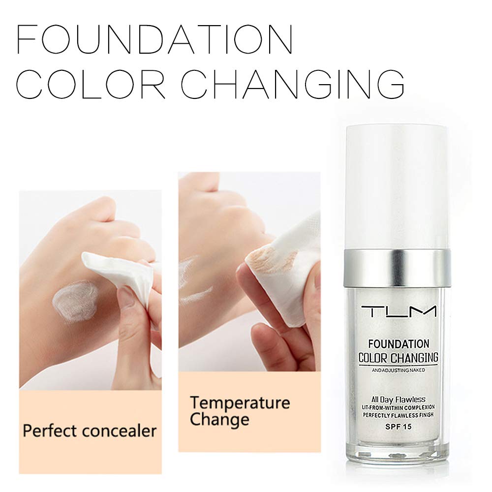 BestLand application on fingertips demonstrating easy blending and shade change