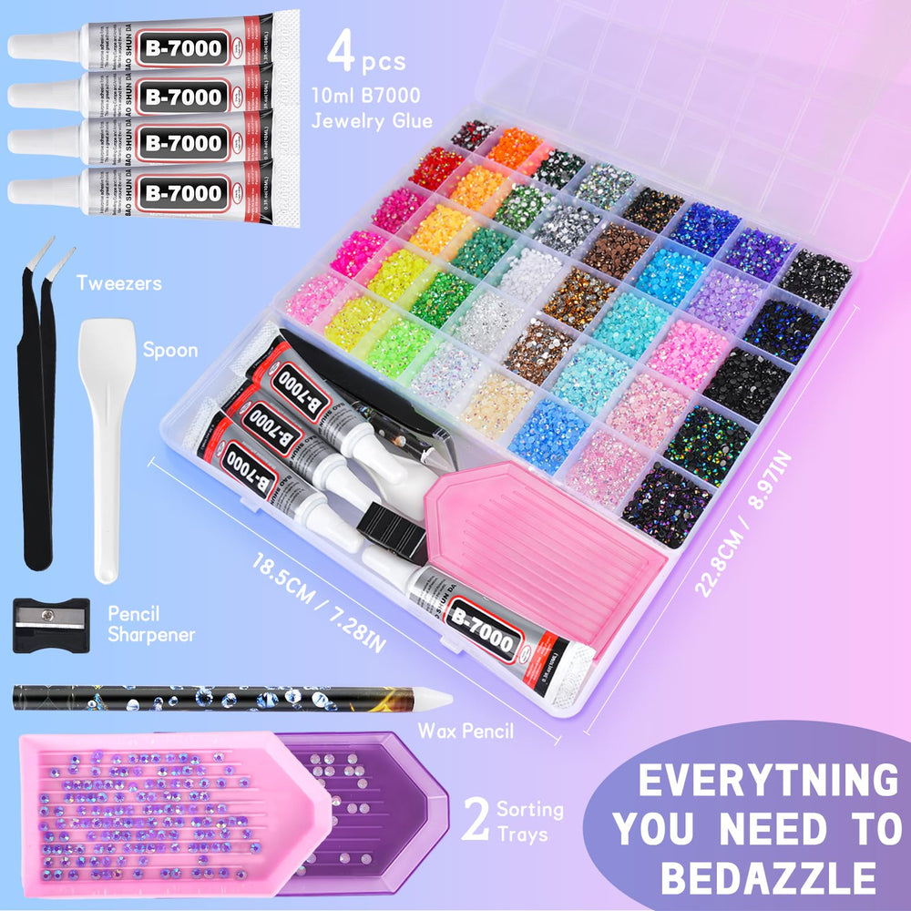 BestNow color trays with 40 shades organized for quick selection and layout