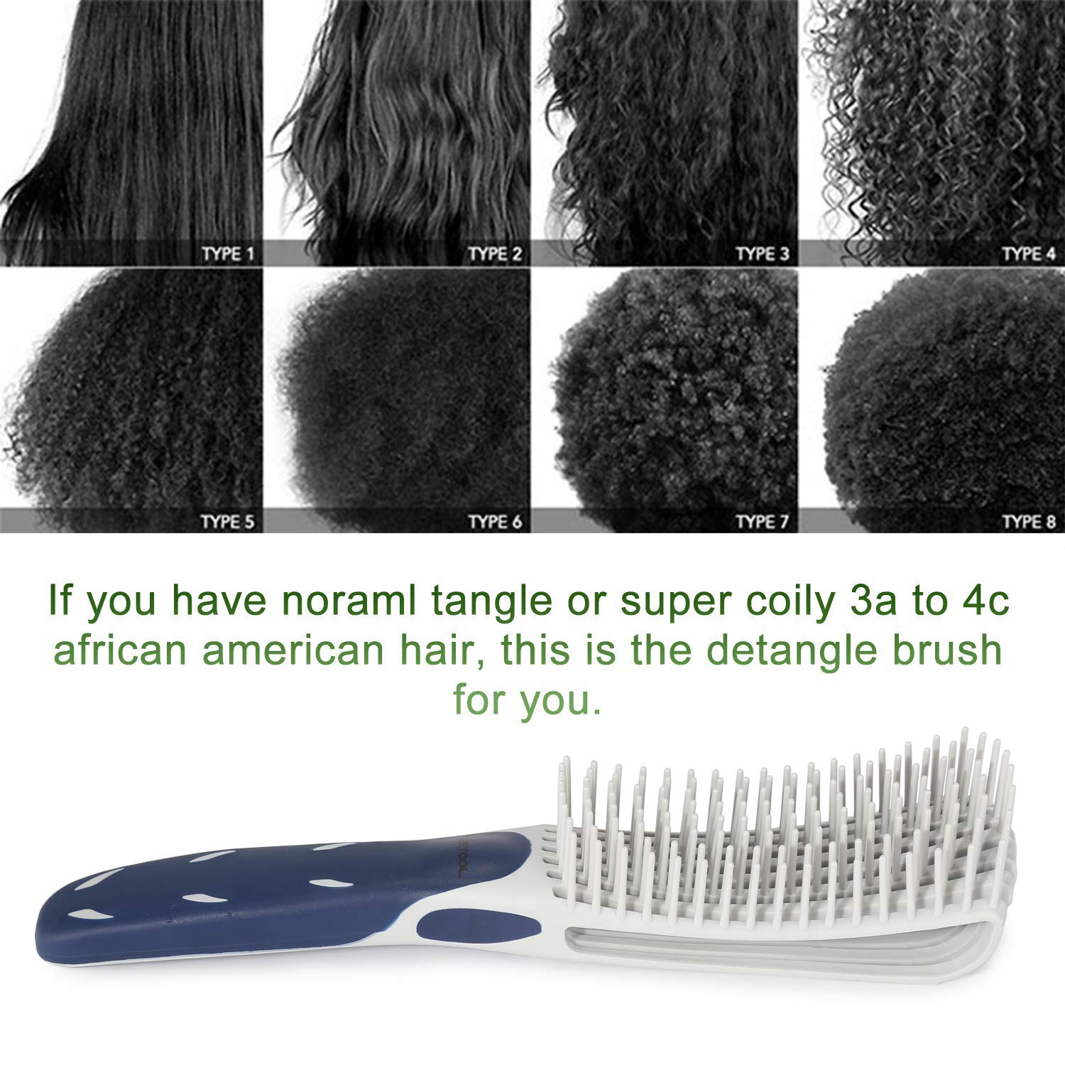 BESTOOL comb arms detail showing flexible eight-arm system for gentler detangling