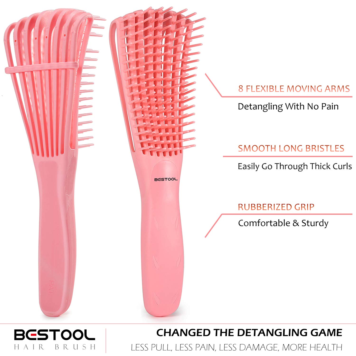 BESTOOL rubberized ergonomic handle close-up offering secure grip and control benefit