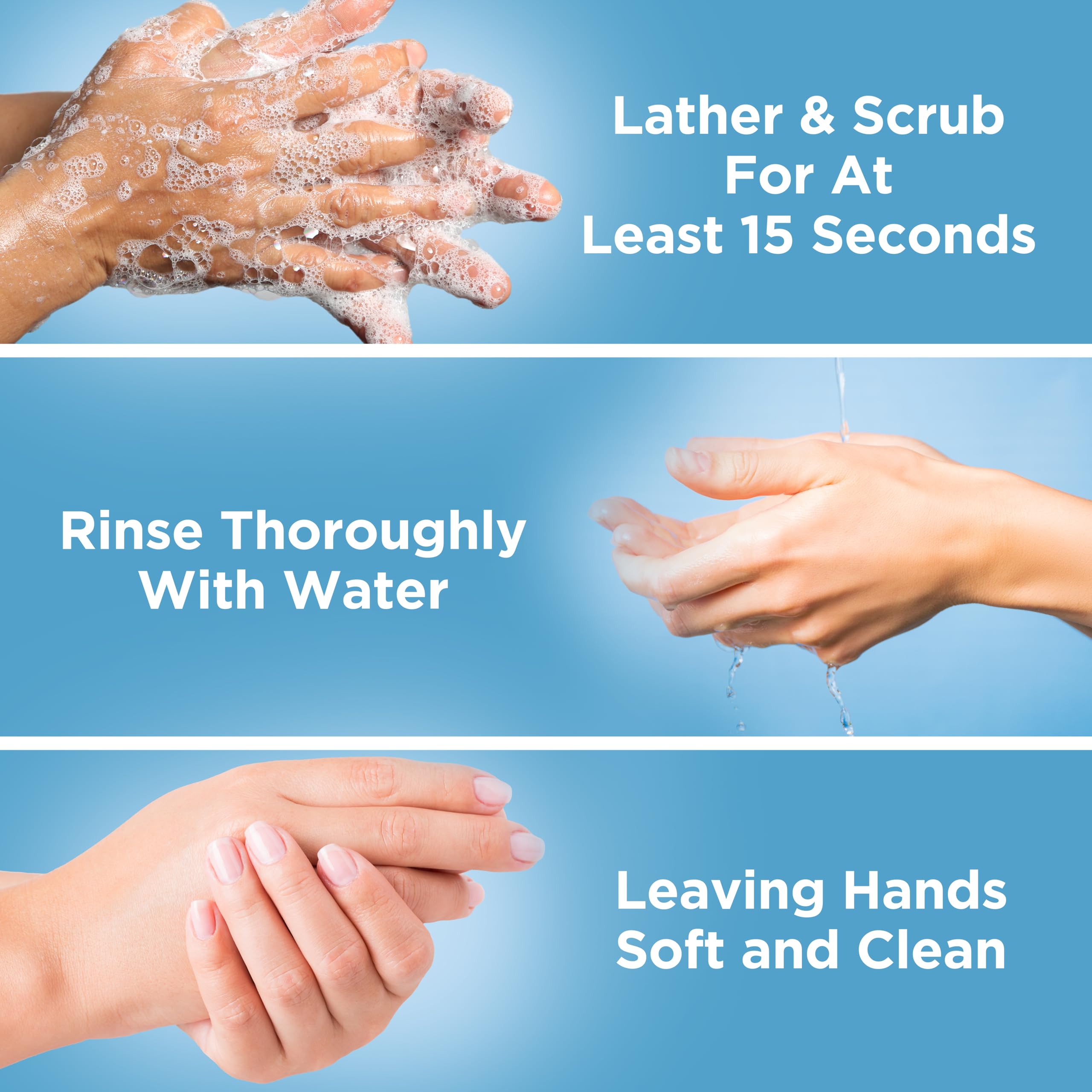 Creamy Betadine foam on hand demonstrating gentle lather and easy spreadability for effective cleansing