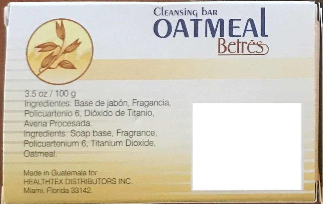 Betres oatmeal lather in hand demonstrating creamy foam and easy rinsing