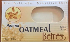 Betres oatmeal texture close-up revealing fine oats for gentle exfoliation
