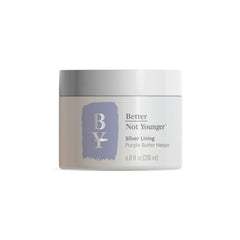 Better Not Younger front jar showing purple mask and clean design for easy identification