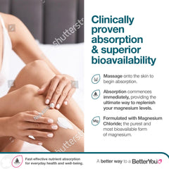 BetterYou applied on arm demonstrating smooth, non-greasy finish