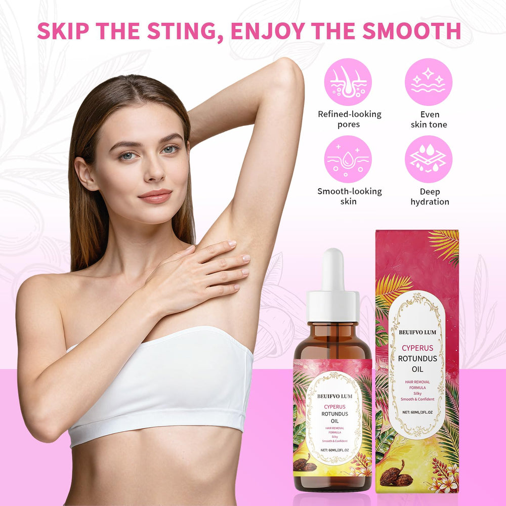 Beuifvo LUM ingredient display with Cyperus rotundus and botanicals for natural care benefit
