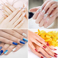 Beuniar decorated nails in lifestyle scene showcasing design versatility