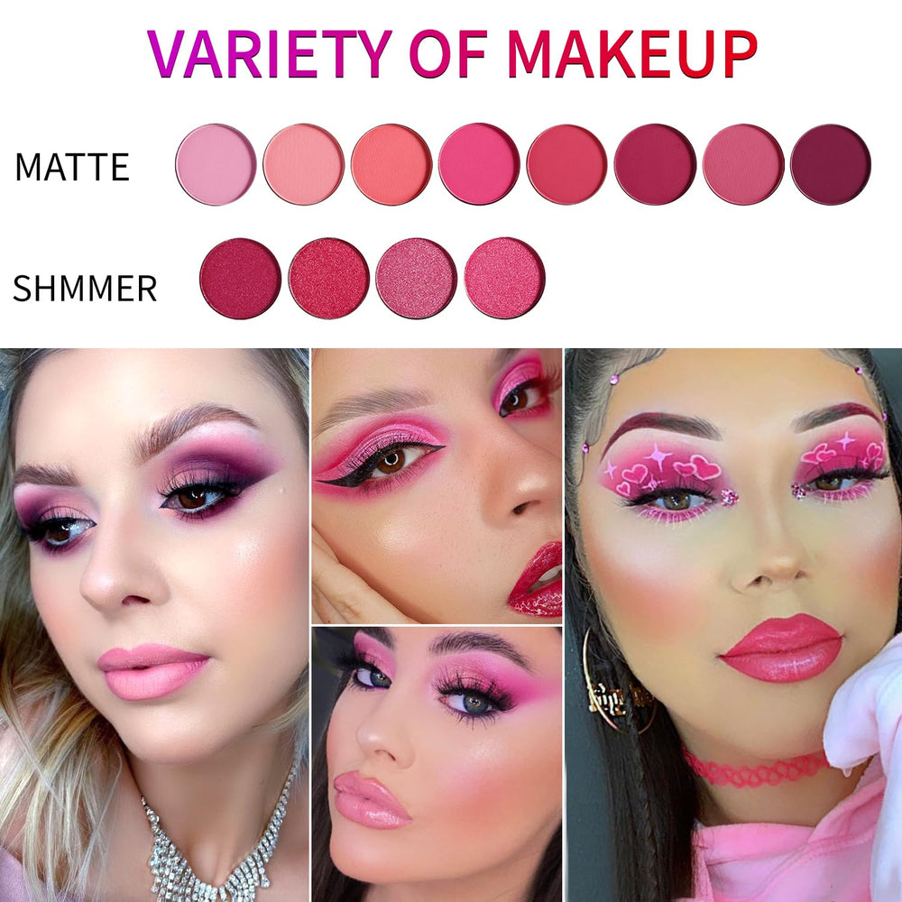 BEUSELF palette held in hand to show compact travel-friendly size