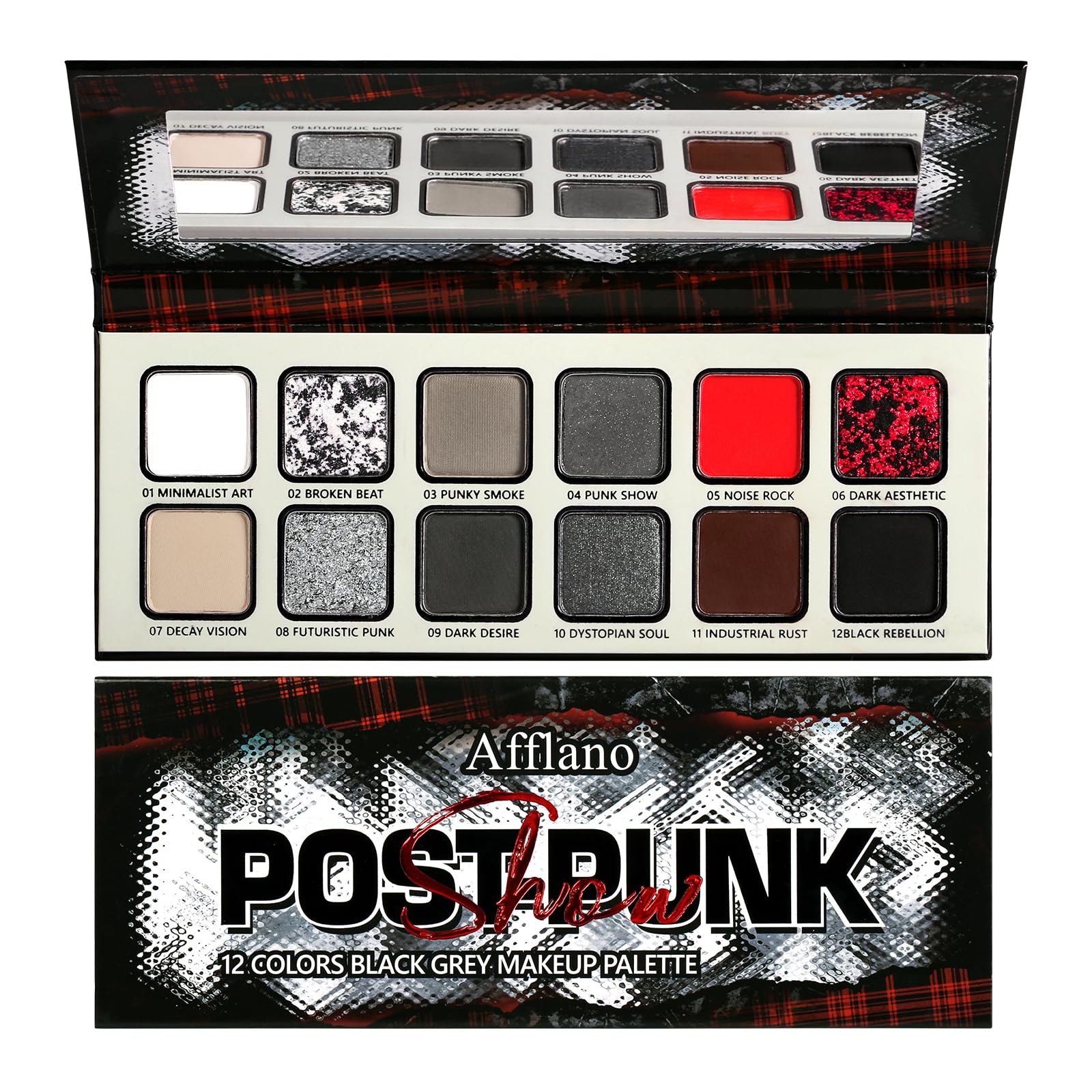 BEUSELF front packaging showing goth palette ideal for dramatic looks