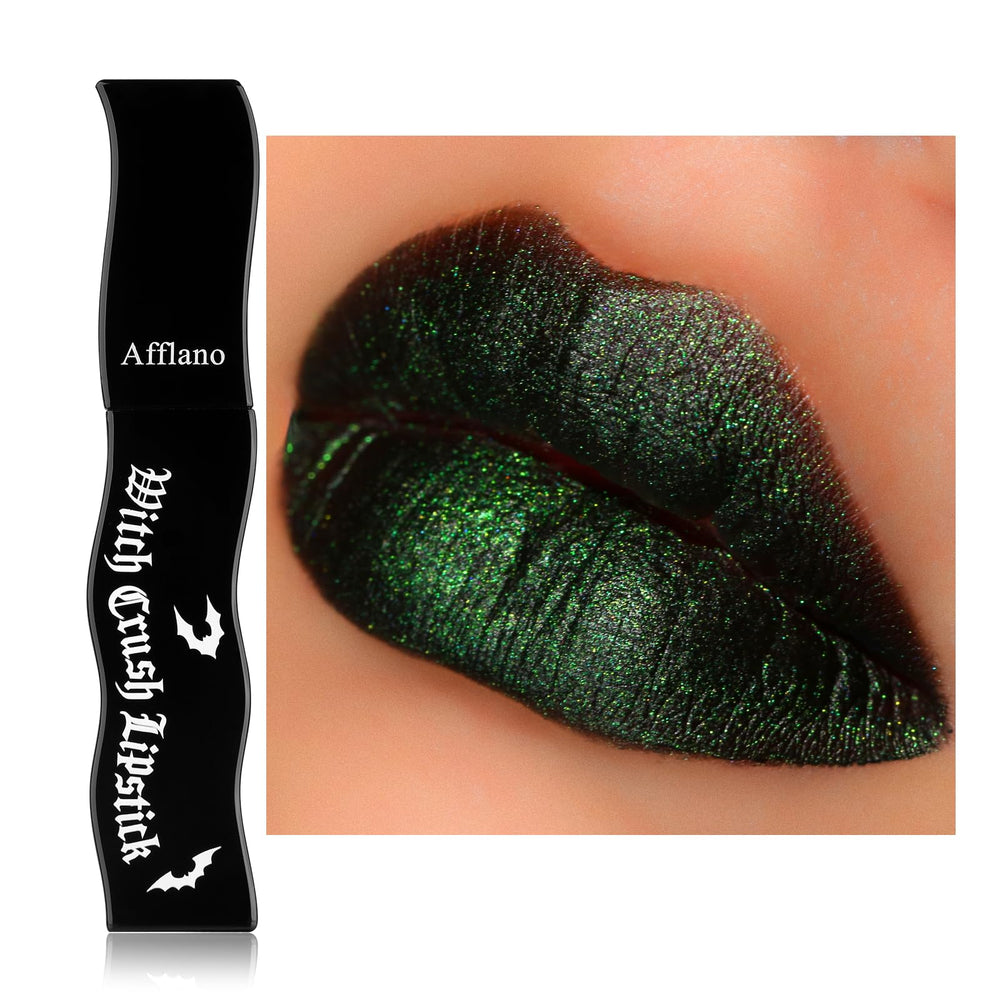 BEUSELF front packaging showing goth green shimmer and bold color benefit