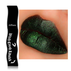 BEUSELF front packaging showing goth green shimmer and bold color benefit